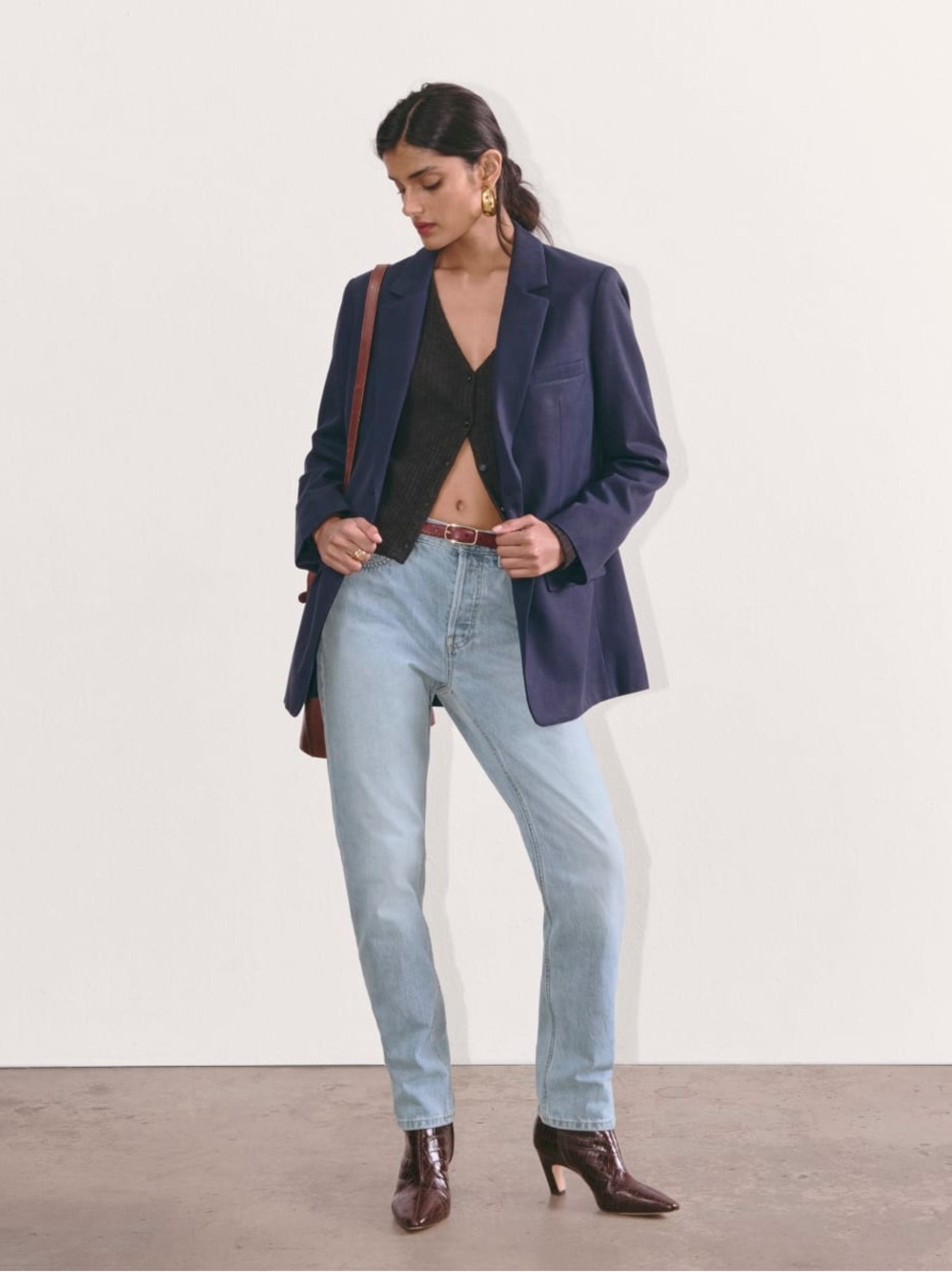 Everlane Light Wash 90’s Cheeky High-Rise Straight Leg Jeans
